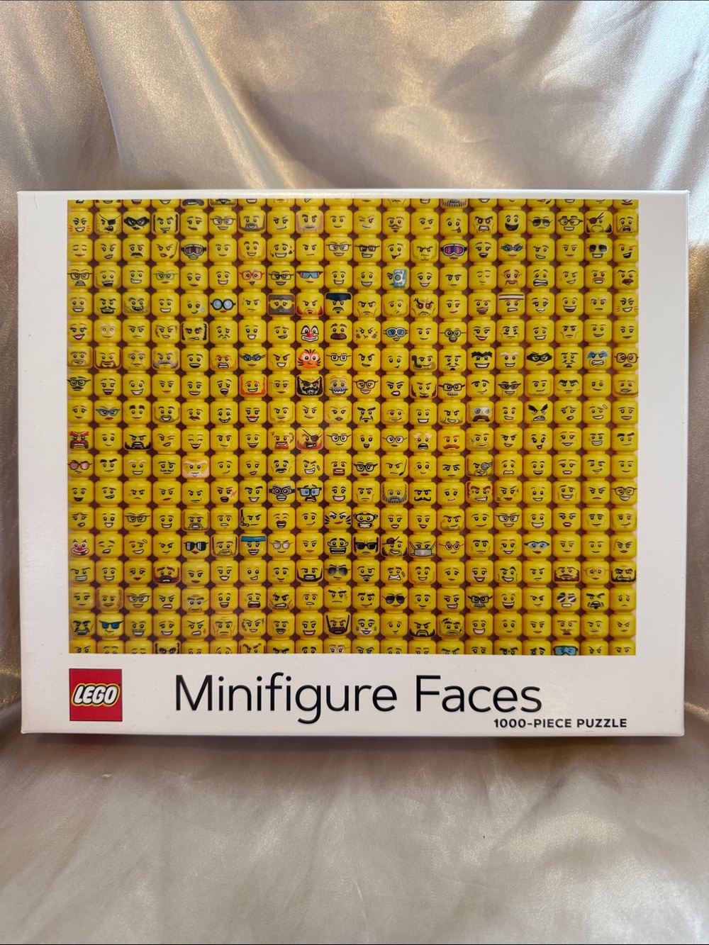 Lego Yellow Minifigure Faces 1000 piece puzzle.